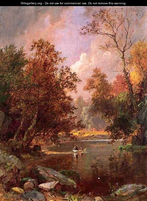 Autumn River Landscape - Jasper Francis Cropsey