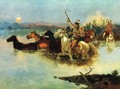 Crossing the Range - Charles Marion Russell