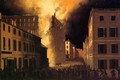 Conflagration of the Exchange Coffee House, Boston - John Ritto Penniman