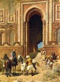 Indian Horsemen at the Gateway of Alah-ou-din, Old Delhi - Edwin Lord Weeks