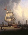 Ships Leaving Boston Harbor - Robert Salmon