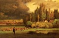 Shepherd in a Landscape - George Inness