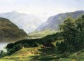 Travelers in the Swiss Alps - Thomas Worthington Whittredge