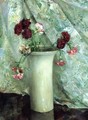 Carnations in a Satsuma Vase - Maria Oakey Dewing