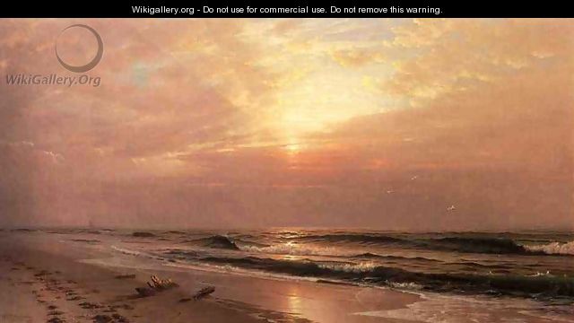 Seascape at Sunset - William Trost Richards