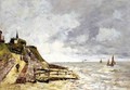 The Shore and the Sea, Villerville - Eugène Boudin