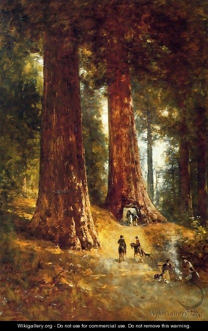 In the Redwoods - Thomas Hill