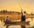 Eel Spearing at Setauket - William Sidney Mount