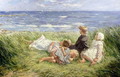 Sea Gulls and Sapphire Seas - Robert Gemmell Hutchison