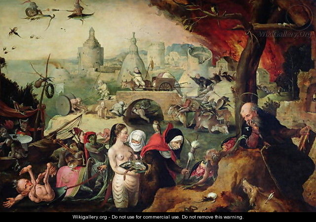 The Temptation of St Anthony - Pieter Huys