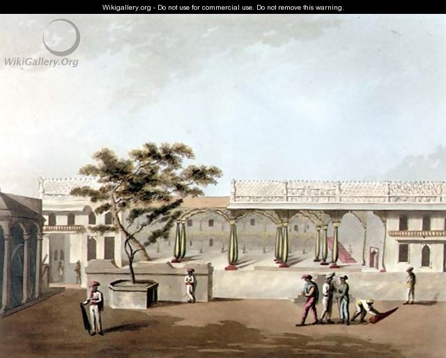 North Front of Tippoos Palace Bangalore - (after) Hunter, Lieutenant James