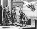 Pierre Palliot paying homage to Henri II 1588-1646 de Bourbon and his Son Louis II 1621-86 de Bourbon - Gregoire Huret
