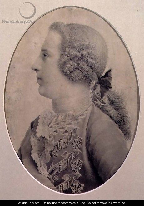 Portrait of Charles Edward Stuart alias Bonnie Prince Charlie - Giles Hussey