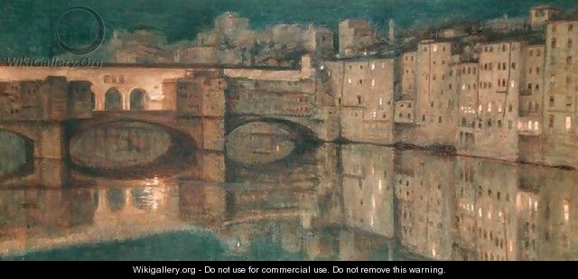 Ponte Vecchio Florence - William Holman Hunt