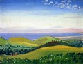 View from the White Hart Guestling Sussex - James Dickson Innes