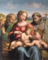 Holy Family with the Infant St John the Baptist and St Francis - da Imola (Francucci)