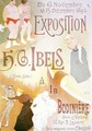 Reproduction of a poster advertising an Exhibition by H G Ibels at the Bodiniere Rue St Lazare Paris - Henri-Gabriel Ibels