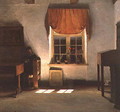 Woman Reading in a Sunlit Interior - Peder Vilhelm Ilsted