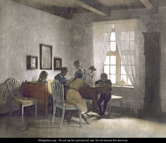 Children at Table - Peder Vilhelm Ilsted