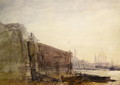 The Thames Early Morning Toward St Pauls - John William Inchbold