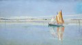On the Lagoon Venice - John William Inchbold
