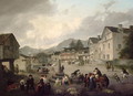 The Market Place Ambleside - Julius Caesar Ibbetson