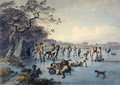 Skating in Hyde Park - Julius Caesar Ibbetson