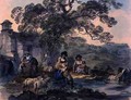 Peasants Washing Sheep in Cwm Rheidol Cardiganshire - Julius Caesar Ibbetson