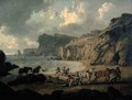 Bidslater Bay Near Stackpool Pembrokeshire - Julius Caesar Ibbetson