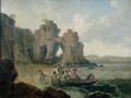 Castle Rock Flatholm Island Bristol Channel - Julius Caesar Ibbetson