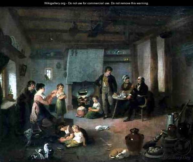 The Painters Family at Masham - Julius Caesar Ibbetson