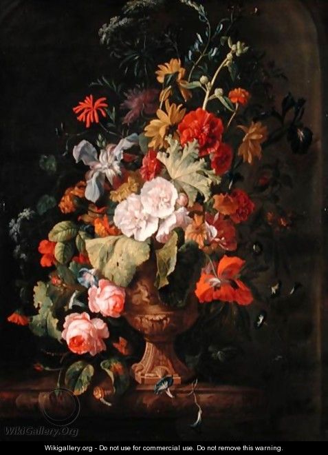 Vase of Flowers - Justus van Huysum
