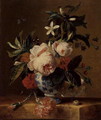 A Vase of Flowers - Michiel van Huysum