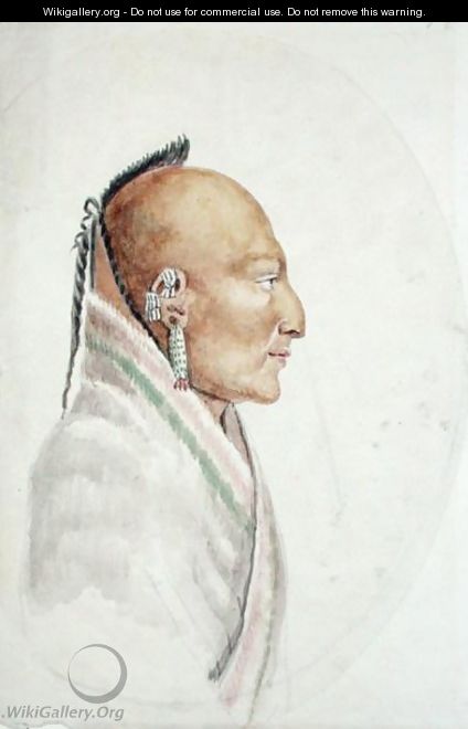 Cachasunghia Chief of the Little Osage - Anne Marguerite Hyde de Neuville