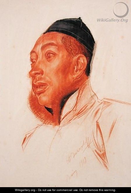 Portrait of a Chinese Man - Alexander Evgenevich Iacovleff