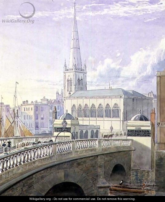 Bristol Bridge and St Nicholas Church - Samuel Jackson
