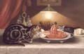 Still Life of Cats and a Lobster - A. Jackson