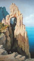 Rocks at Capri - Eugène Isabey