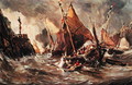 Ships in a Storm - Eugène Isabey