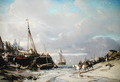 Port en Bretagne - Eugène Isabey