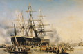 King Louis Philippe 1830-48 Disembarking at Portsmouth - Eugène Isabey
