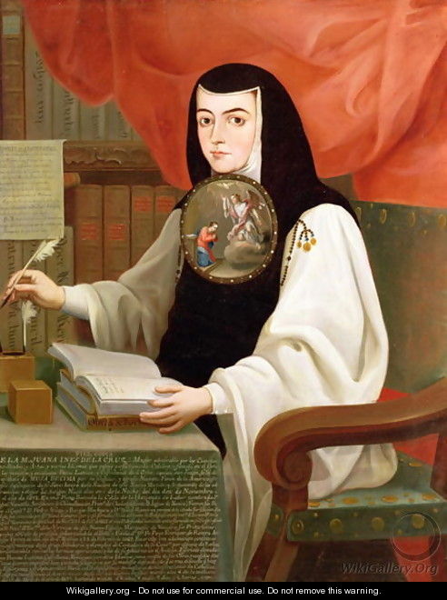 Sister Juana Ines de la Cruz 1648-95 - Andres de Islas