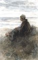 Girl on the dunes - Jozef Israels