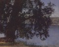 Tree in the Shade above the Water near Castel Gandolfo - Alexander Ivanov