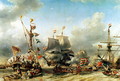 The Embarkation of Ruyter and William de Witt in 1667 - Eugène Isabey