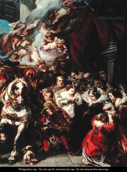 The Departure of Elisabeth of France 1602-44 for Spain - Eugène Isabey