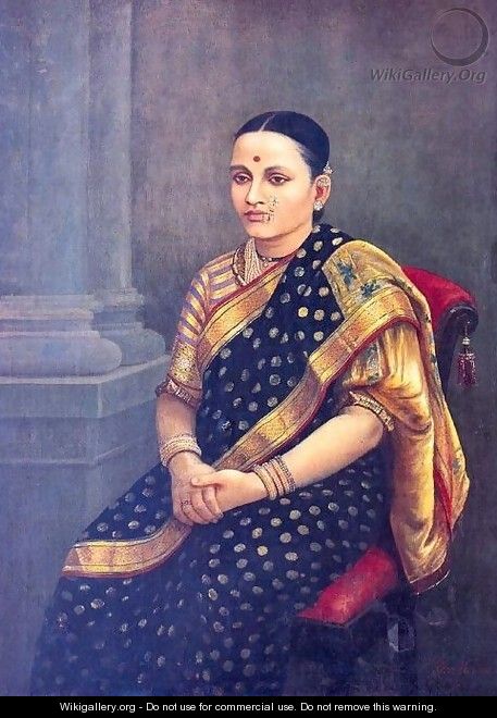 Portrait of a Lady - Raja Ravi Varma