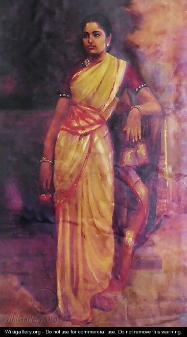 Young Woman - Raja Ravi Varma
