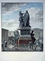 Project for a Monument Dedicated to Louis XVI 1754-93 and Henri IV 1553-1610 - Jean-Francois Janinet
