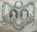 Cover of Bonbonniere depicting Louis XVI 1754-93 and Marie Antoinette 1752-93 - Jean-Francois Janinet